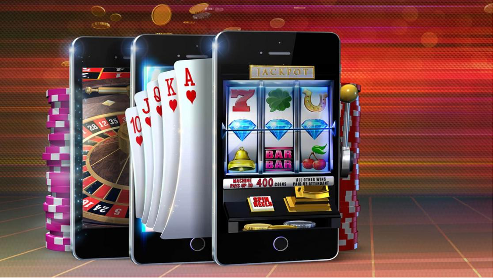 A collection of mobile phones featuring online slots for ultimate winning experiences.